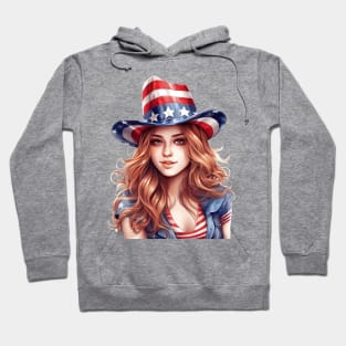 4th of July Girl #2 Hoodie